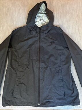 The North Face Women’s Hooded Raincoat in Black